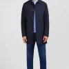 Imperméable uni bleu marine