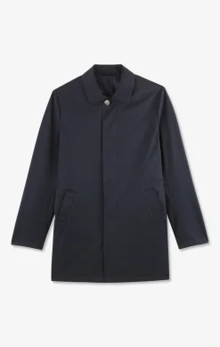 Imperméable uni bleu marine