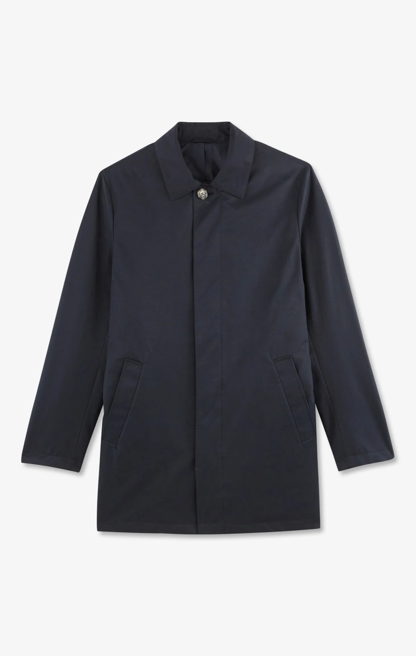 Imperméable uni bleu marine