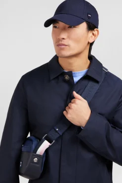 Imperméable uni bleu marine