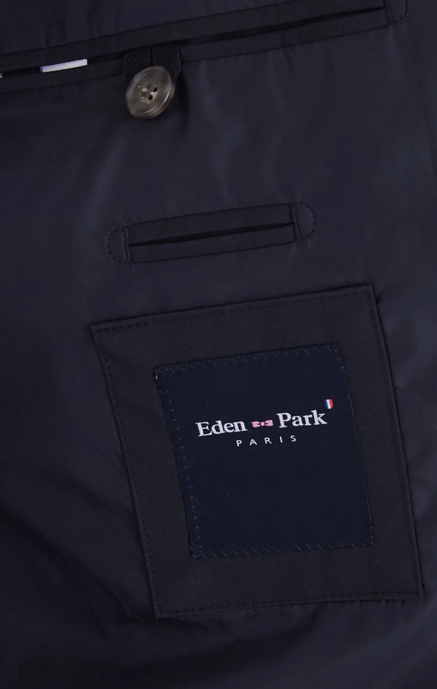Imperméable uni bleu marine
