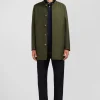 Imperméable uni kaki