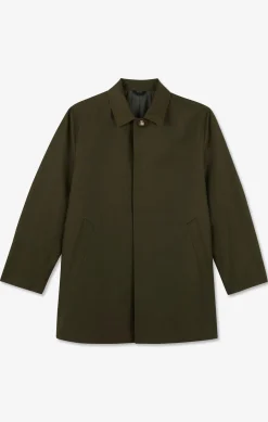 Imperméable uni kaki