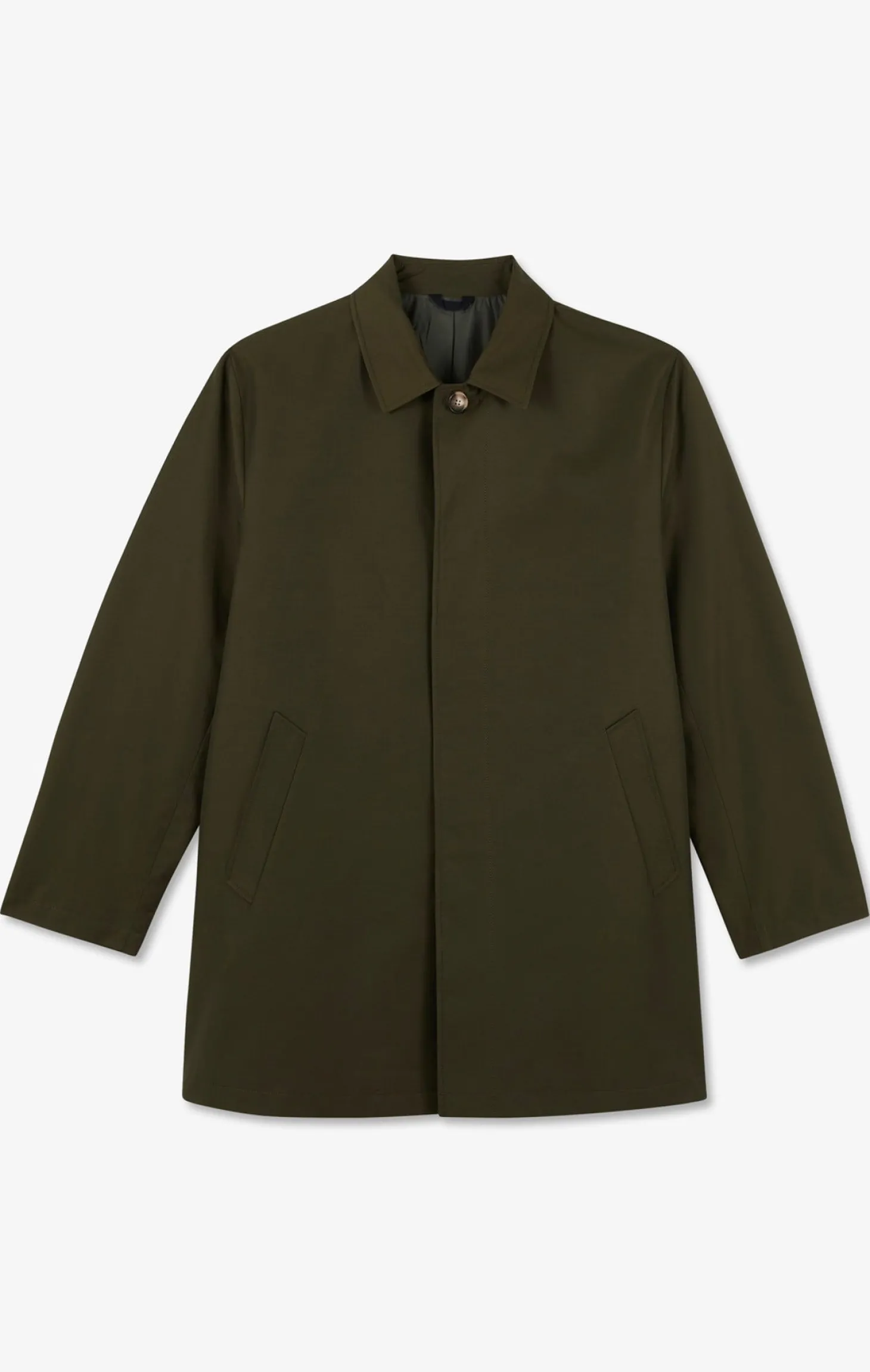Imperméable uni kaki