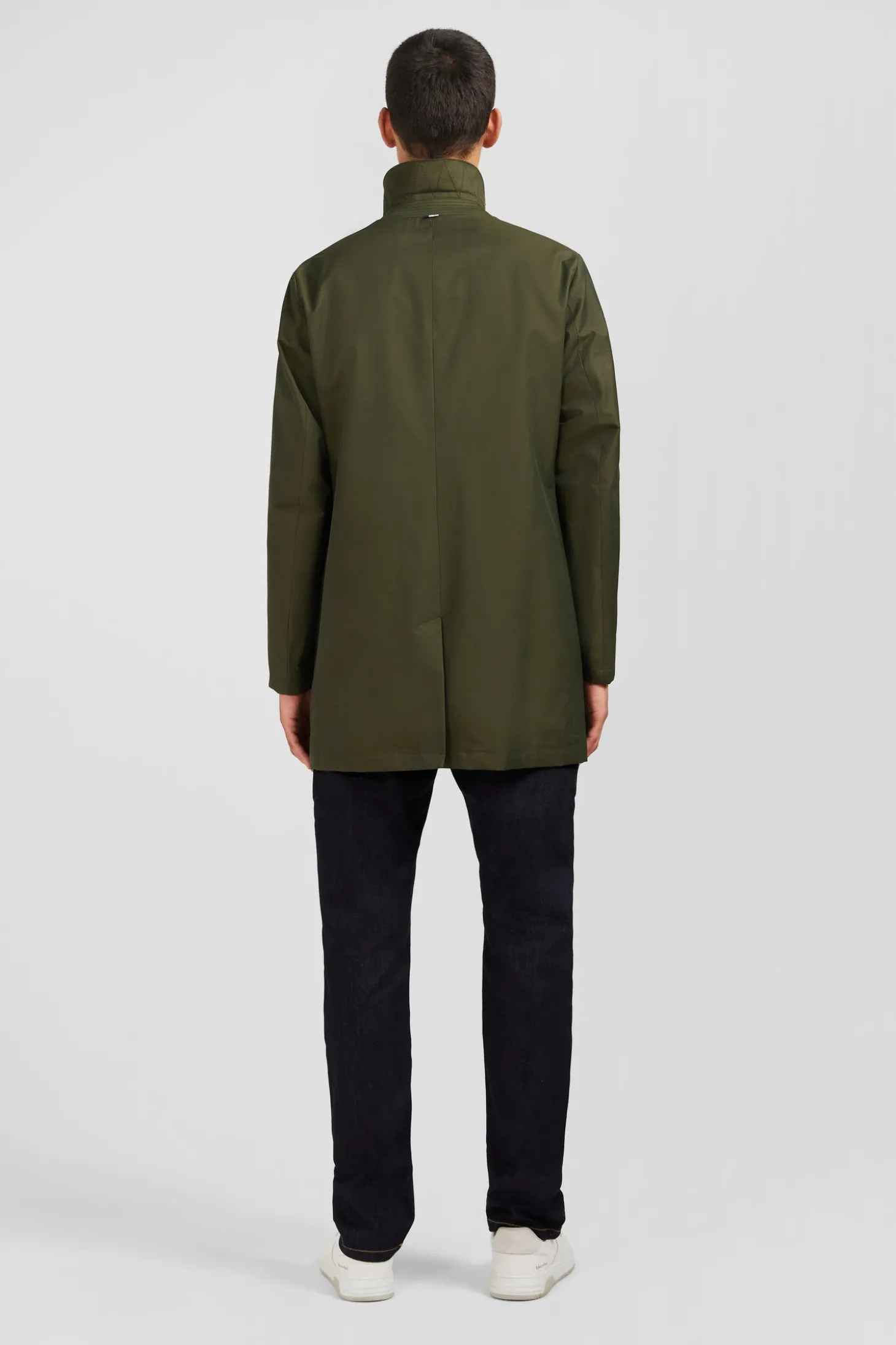Imperméable uni kaki