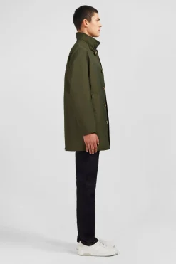 Imperméable uni kaki