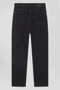 Jean 5 poches en coton stretch noir coupe Regular
