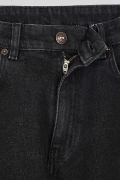Jean 5 poches en coton stretch noir coupe Regular