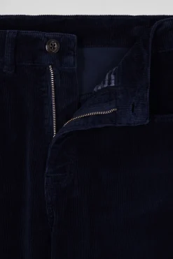 Jean 5 poches en coton stretch bleu marine coupe Comfort
