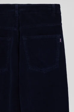 Jean 5 poches en coton stretch bleu marine coupe Comfort