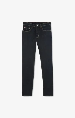 Jean bleu marine en coton extensible