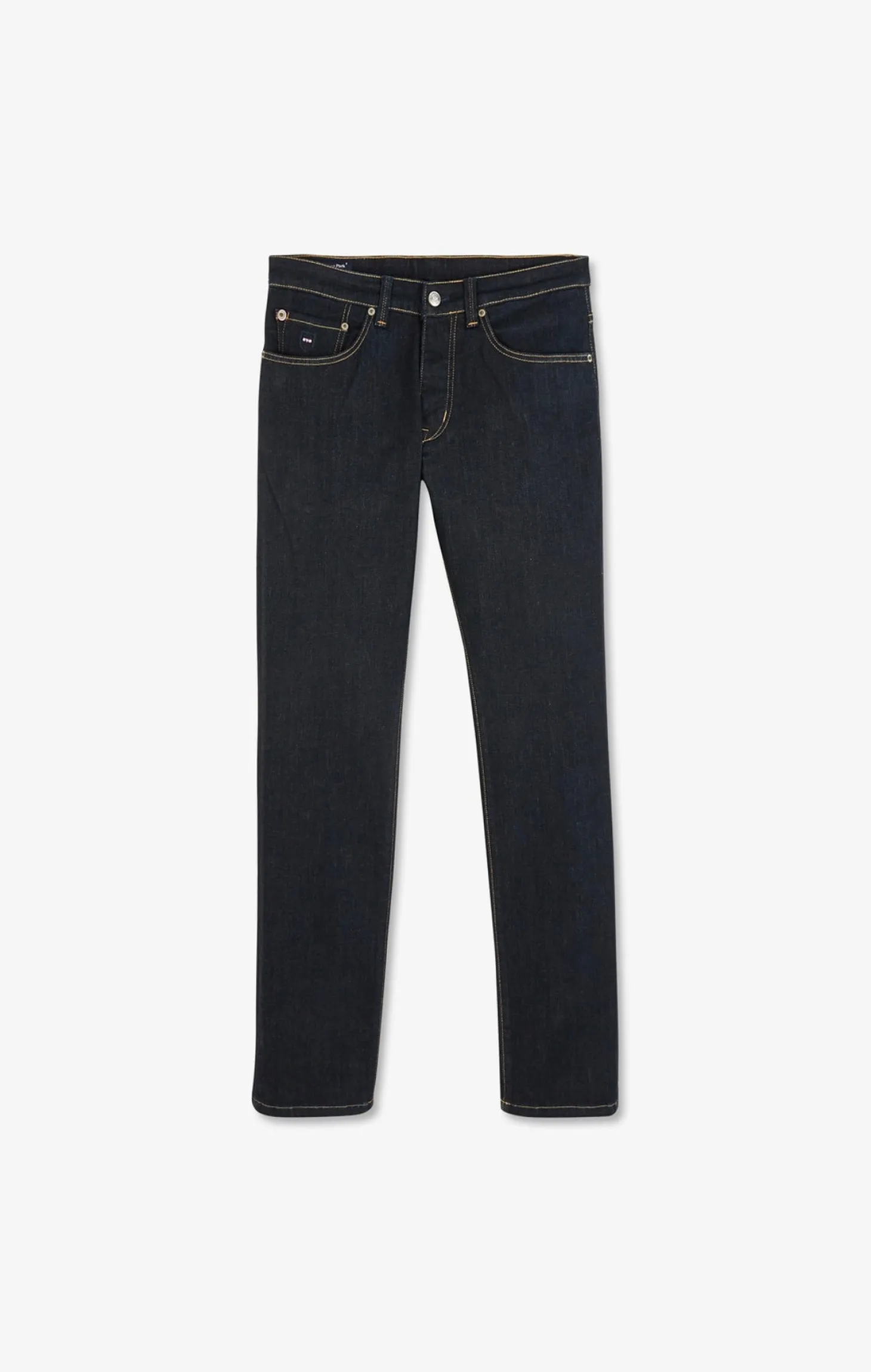 Jean bleu marine en coton extensible