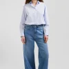 Jean en coton bleu coupe Relaxed