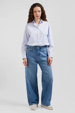 Jean en coton bleu coupe Relaxed