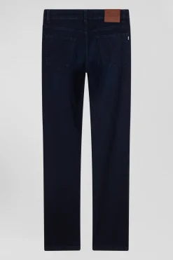 Jean en coton denim stretch bleu marine coupe Slim