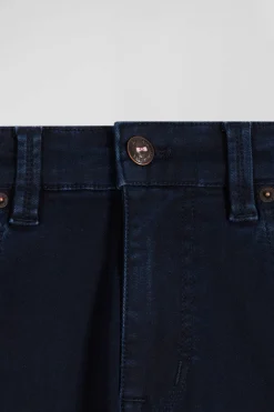 Jean en coton denim stretch bleu marine coupe Slim