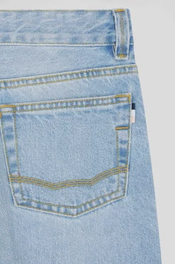 Jean en denim coton ciel coupe Oversized