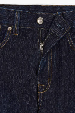 Jean en denim coton marine poches cargo coupe Oversized
