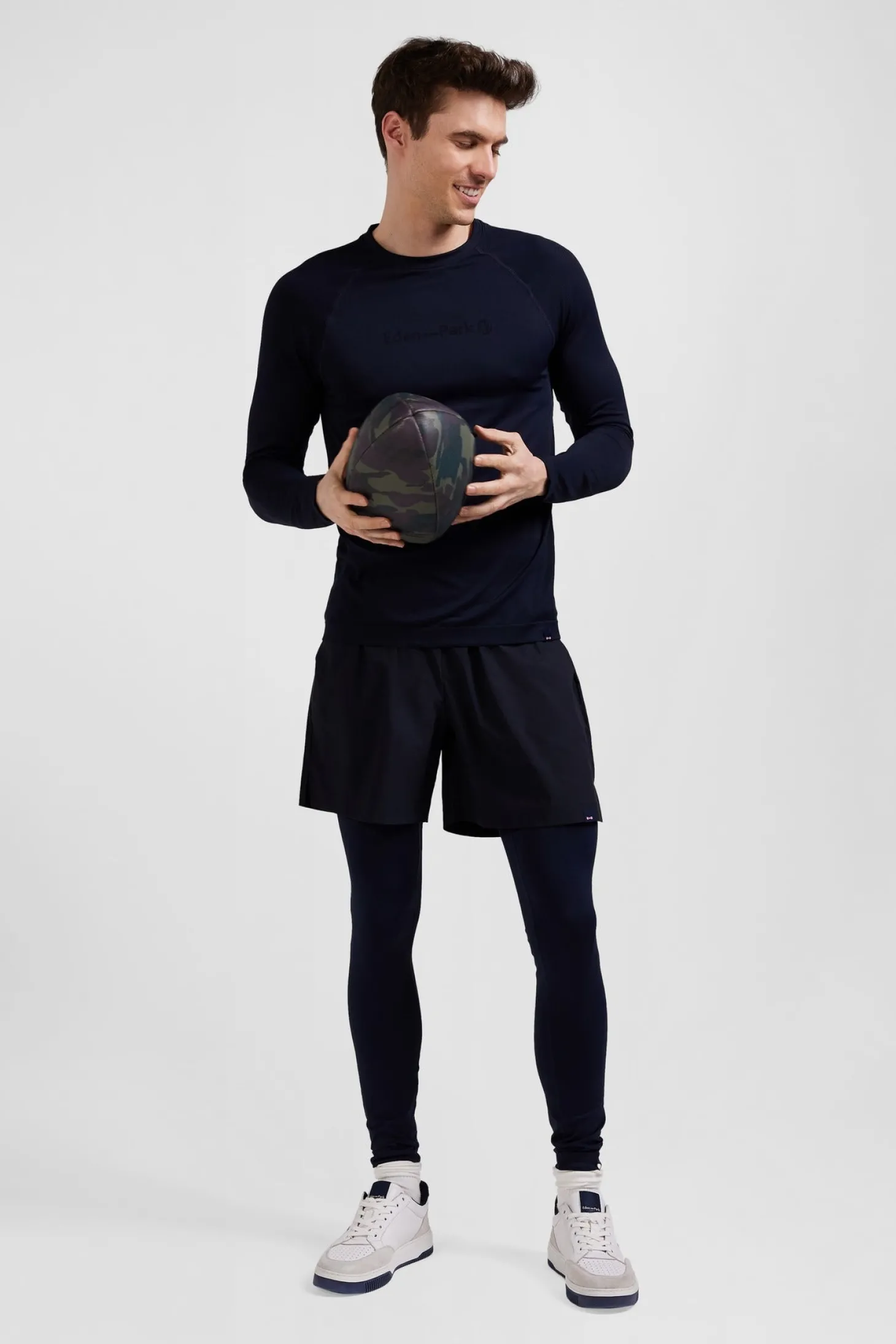 Jogging de sport stretch bleu marine
