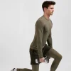 Jogging de sport stretch kaki