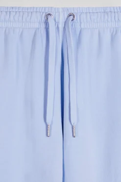 Jogging unisexe en molleton coton ciel surteint coupe Relaxed