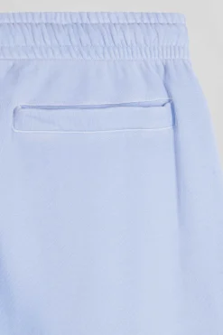 Jogging unisexe en molleton coton ciel surteint coupe Relaxed