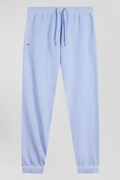 Jogging unisexe en molleton coton ciel surteint coupe Relaxed