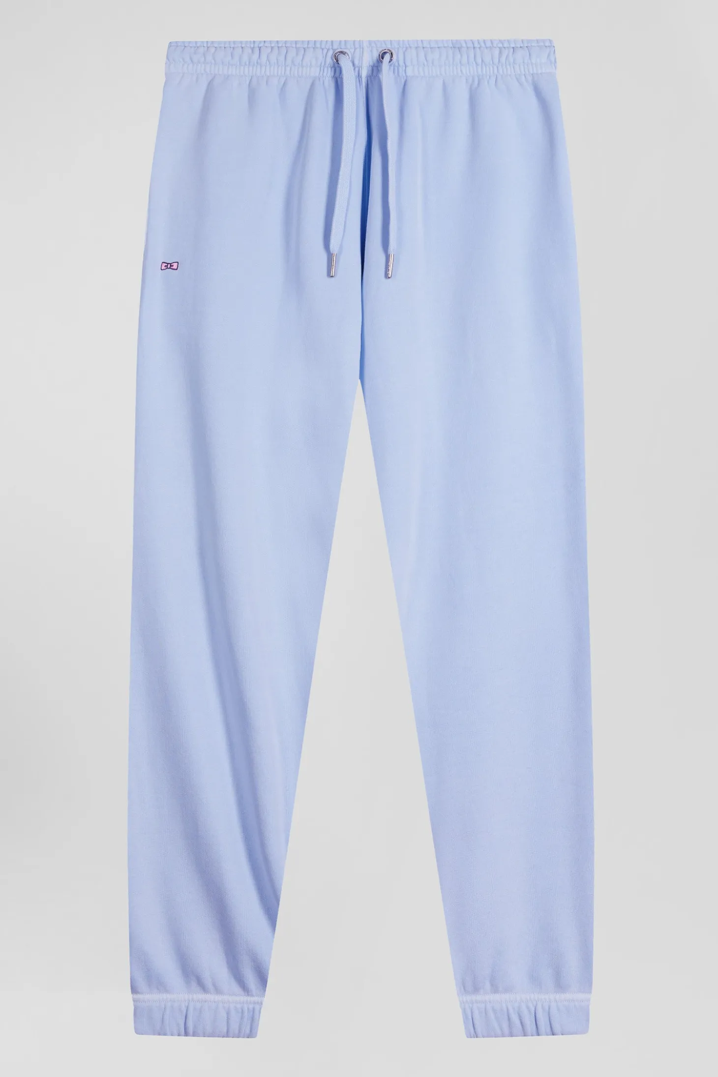 Jogging unisexe en molleton coton ciel surteint coupe Relaxed
