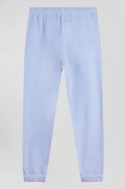 Jogging unisexe en molleton coton ciel surteint coupe Relaxed