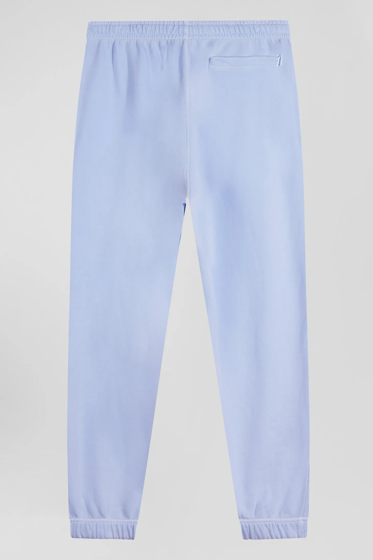 Jogging unisexe en molleton coton ciel surteint coupe Relaxed