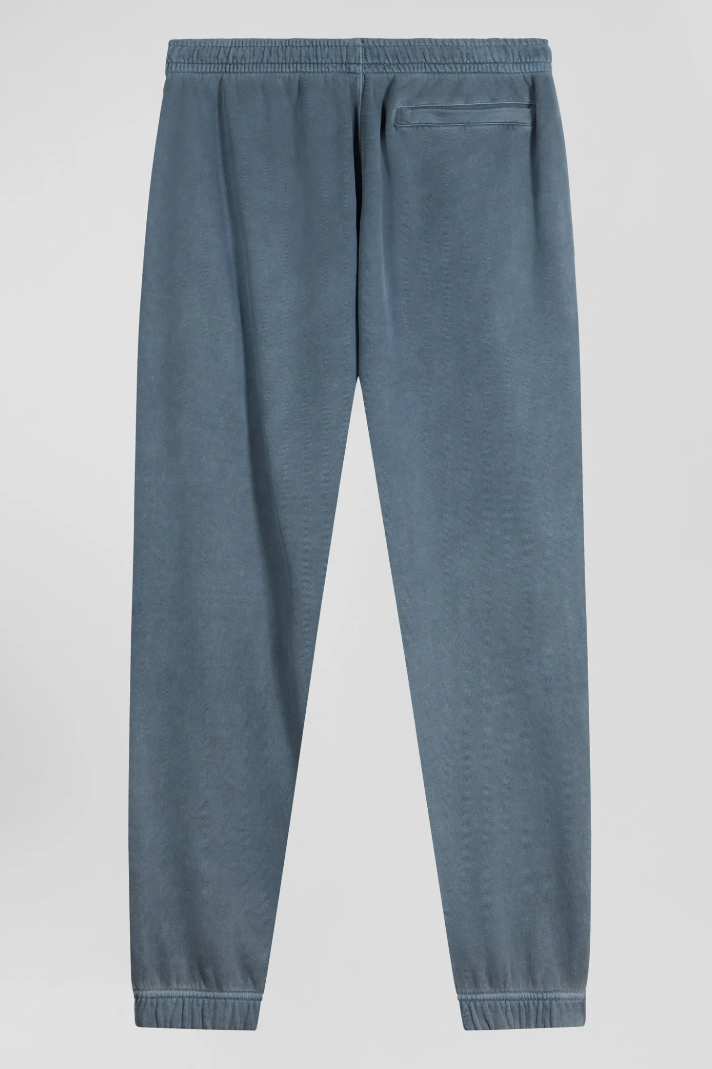 Jogging unisexe en molleton coton gris surteint coupe Relaxed