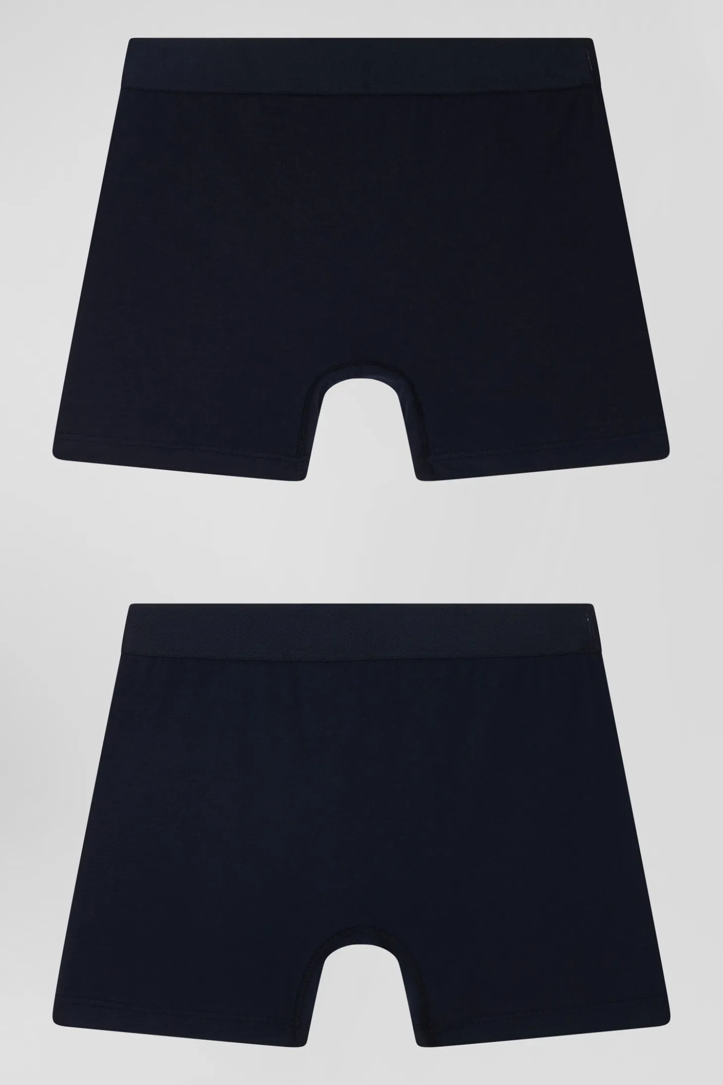 Lot de 2 boxers bleu marine en coton stretch