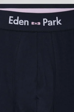 Lot de 2 boxers bleu marine et noir en coton stretch
