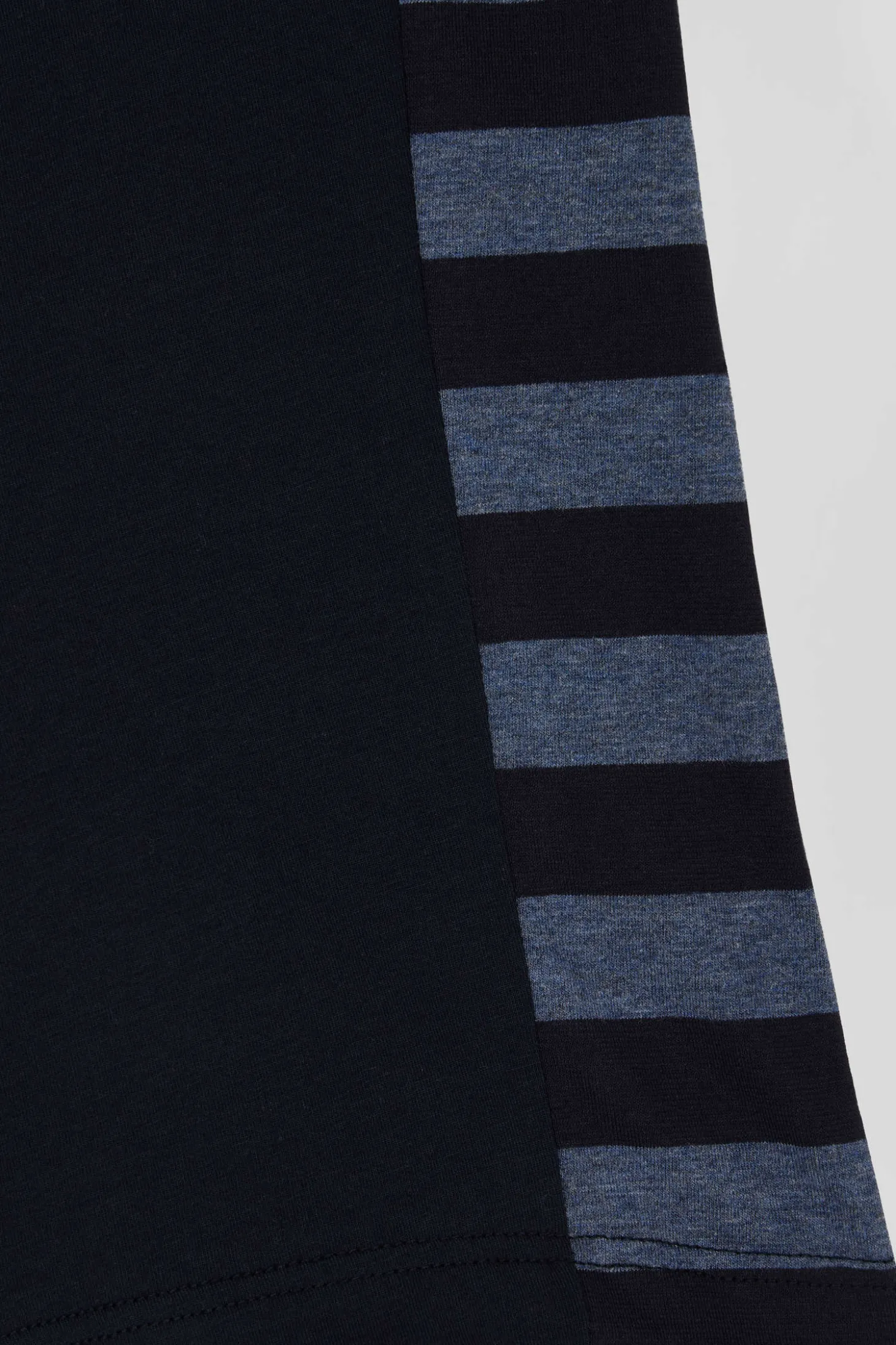 Lot de 2 boxers bleu marine détails cerclés bleus en coton stretch