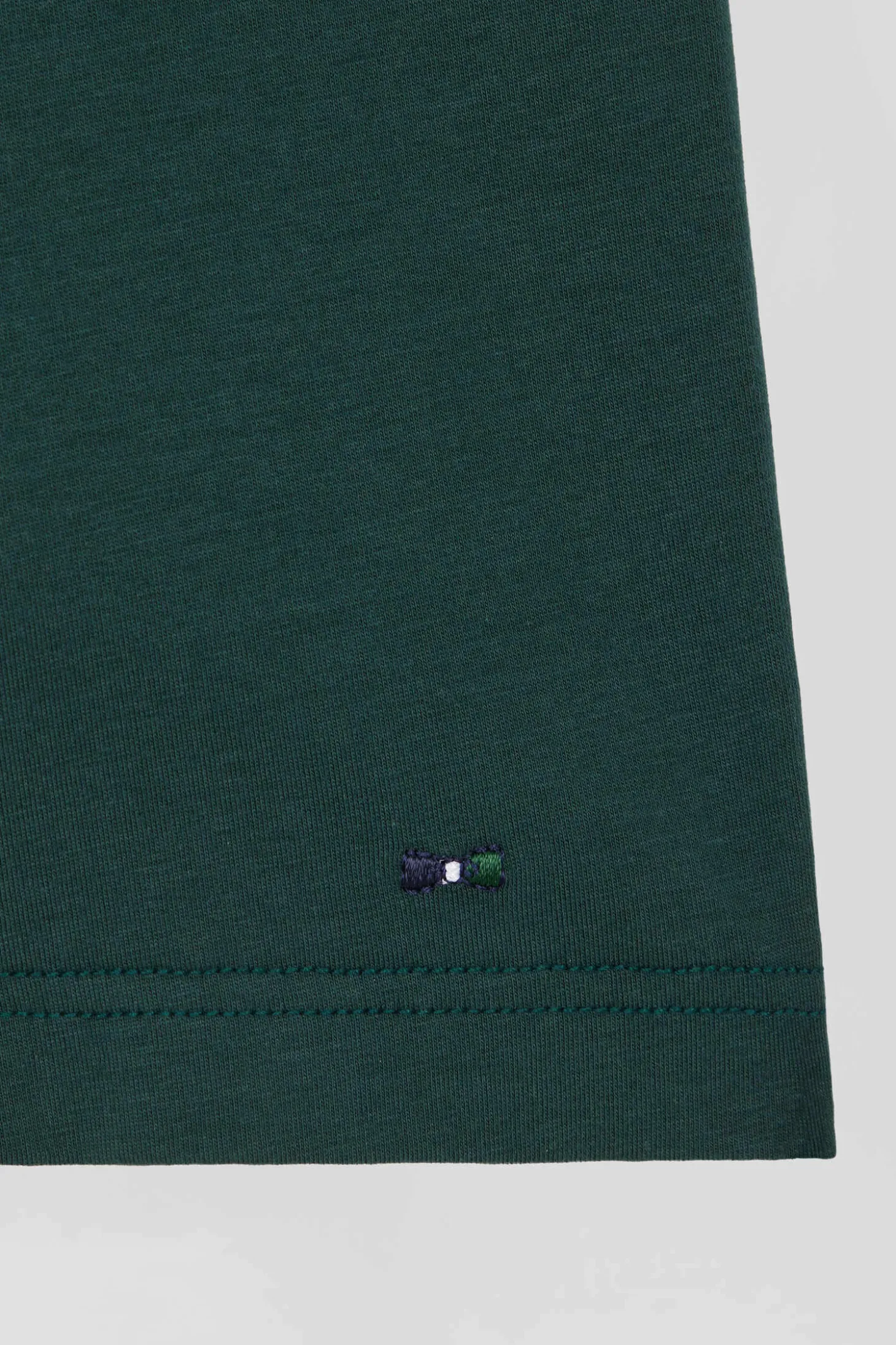 Lot de 2 boxers en coton stretch élastique tricolore vert