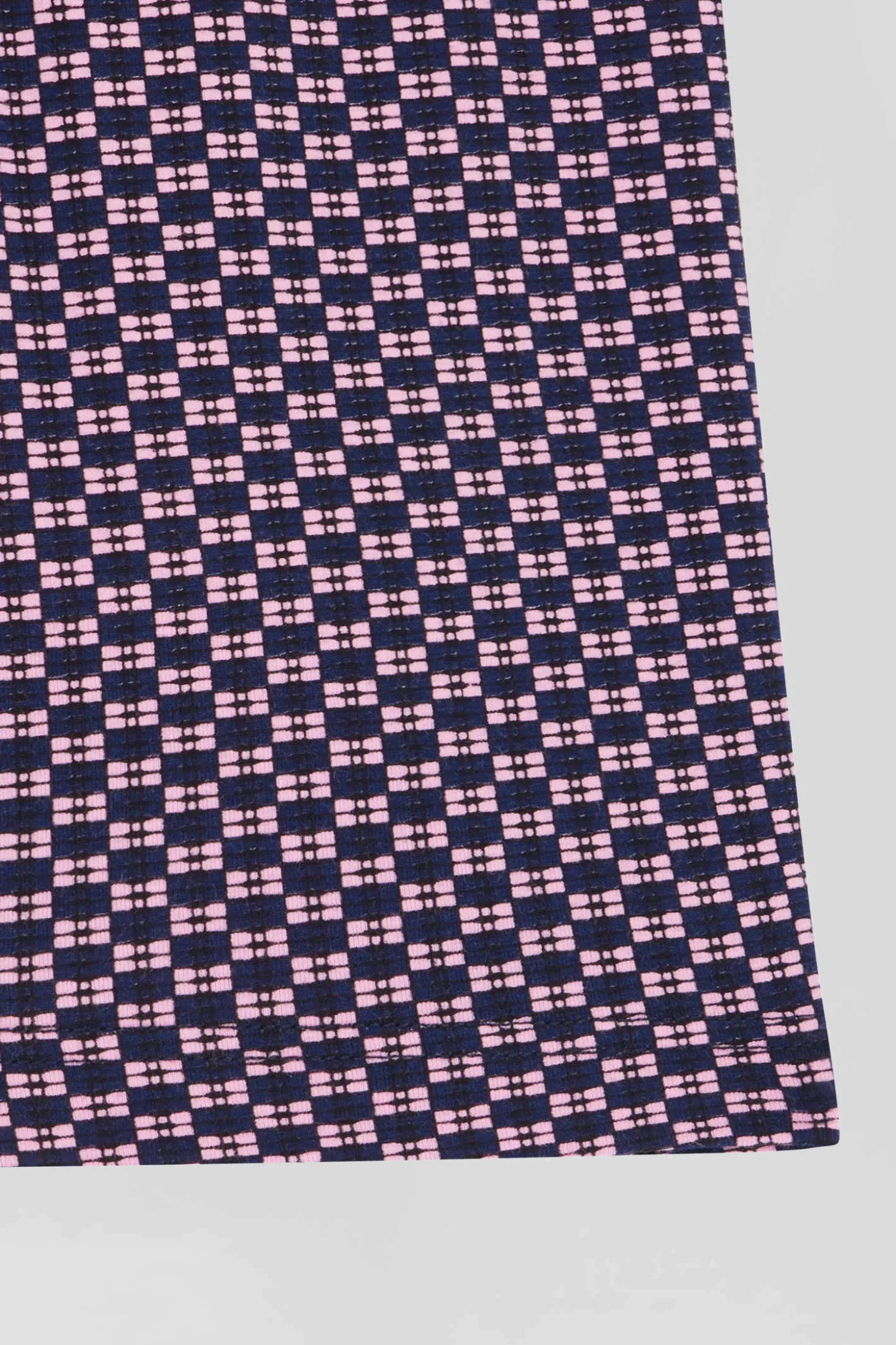 Lot de 2 boxers en coton stretch micro-motifs graphique rose
