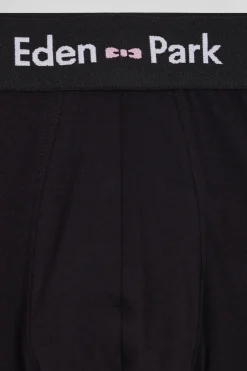 Lot de 3 boxers unis en coton stretch rose