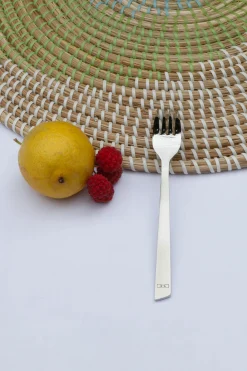 Lot de 6 fourchettes de table en inox