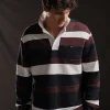 Maillot façon sweatshirt PAP'Atelier cerclé bordeaux