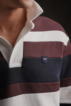 Maillot façon sweatshirt PAP'Atelier cerclé bordeaux