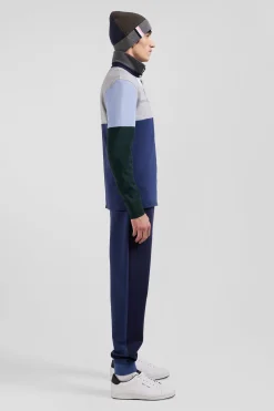 Maillot manches longues Barbarian en coton ciel coupe Regular