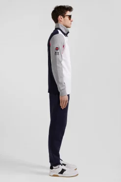 Maillot manches longues en coton blanc coupe Regular