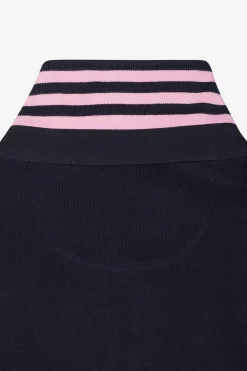 Maillot manches longues en coton bordeaux broderie manche 10 coupe Regular