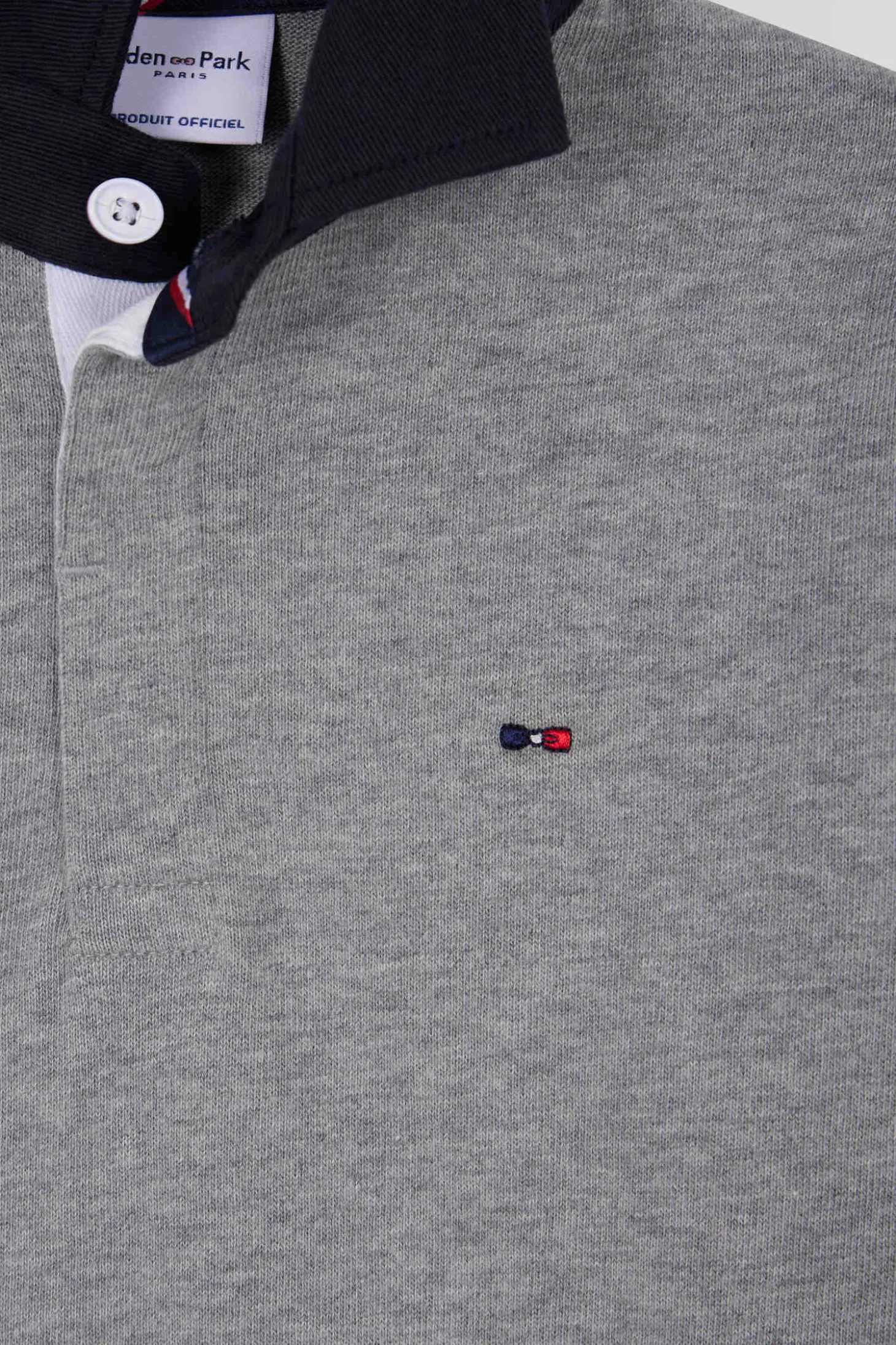 Maillot manches longues tricolore gris XV de France coupe Regular