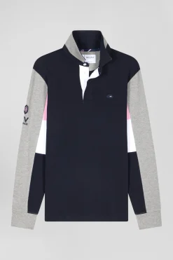 Maillot manches longues XV de France en coton bleu marine coupe Regular