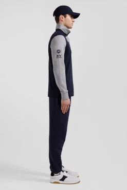 Maillot manches longues XV de France en coton tricolore coupe Regular