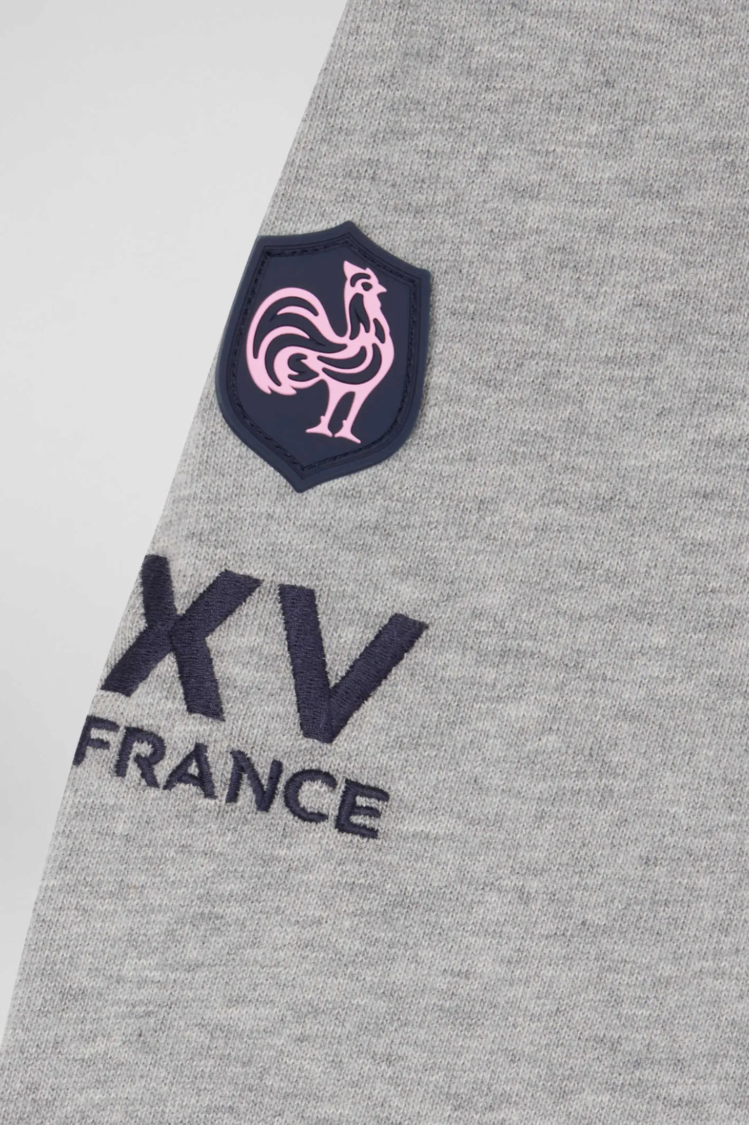Maillot manches longues XV de France en coton tricolore coupe Regular