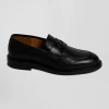 Mocassins en cuir noir