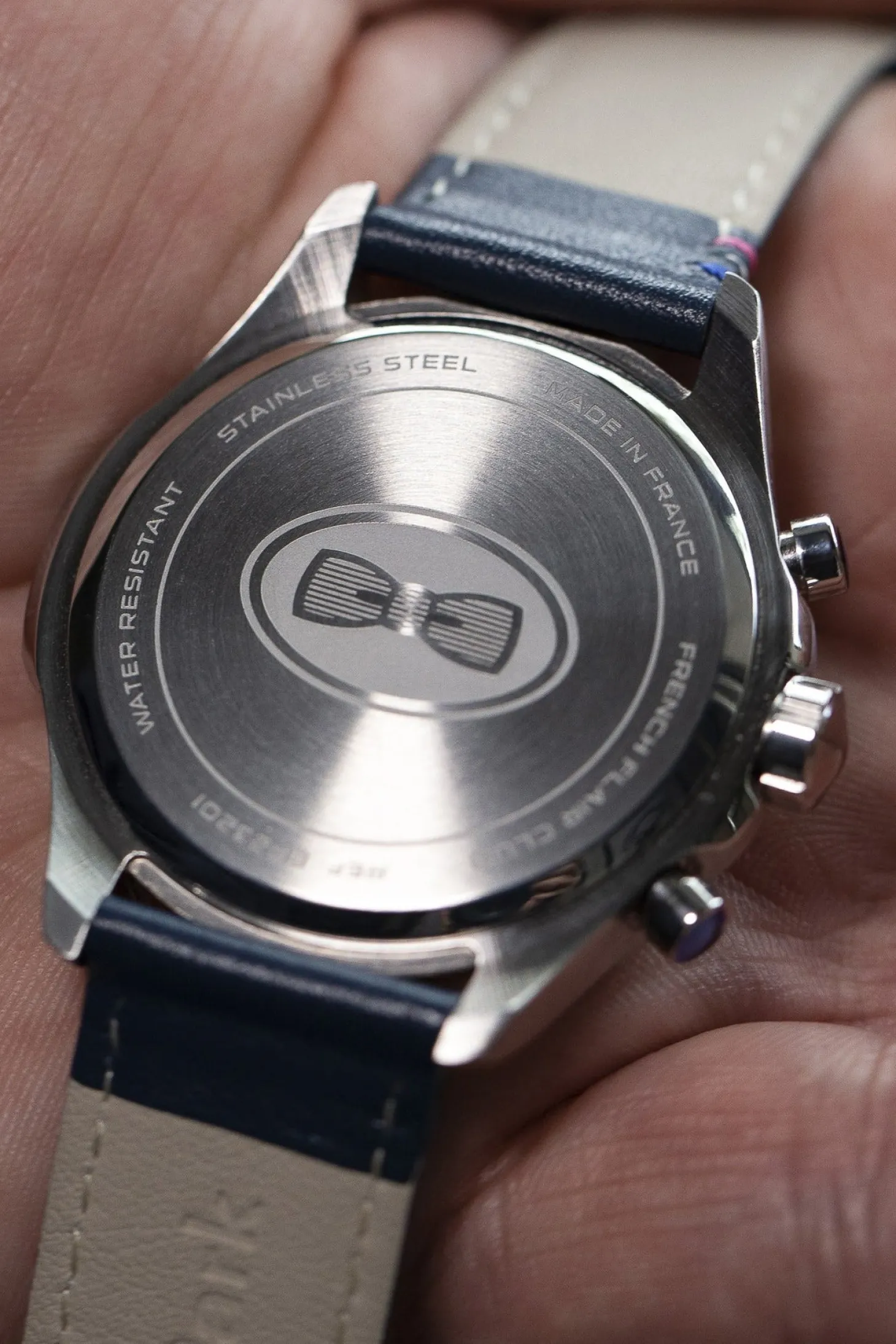 Montre à quartz en cuir marron