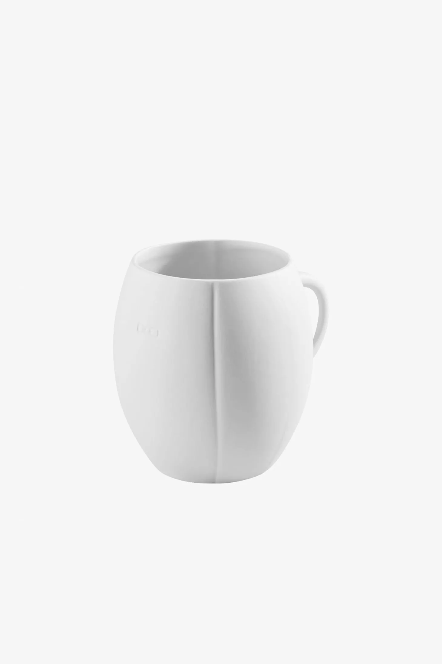 Mug blanc en porcelaine de Limoges - grand modèle